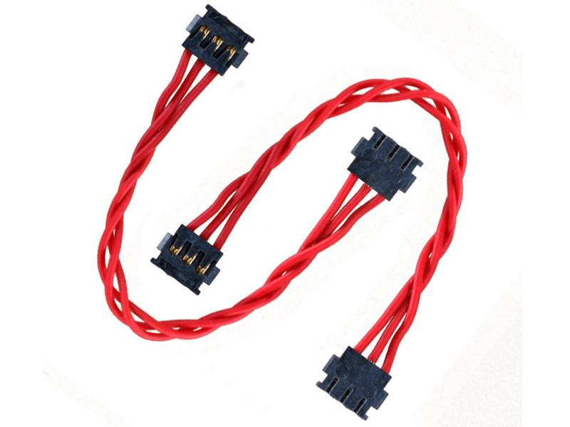 雙頭3P連接線束醫療儀器連接端子1.2端子線