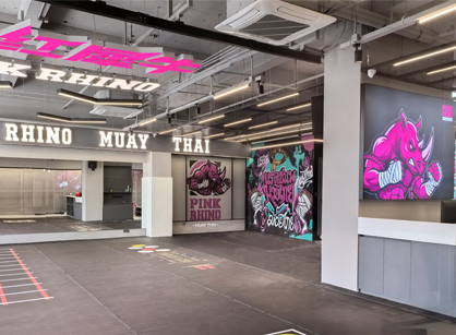 力量與美學的融合｜粉紅犀牛泰拳館專業(yè)訓練空間圓滿交付